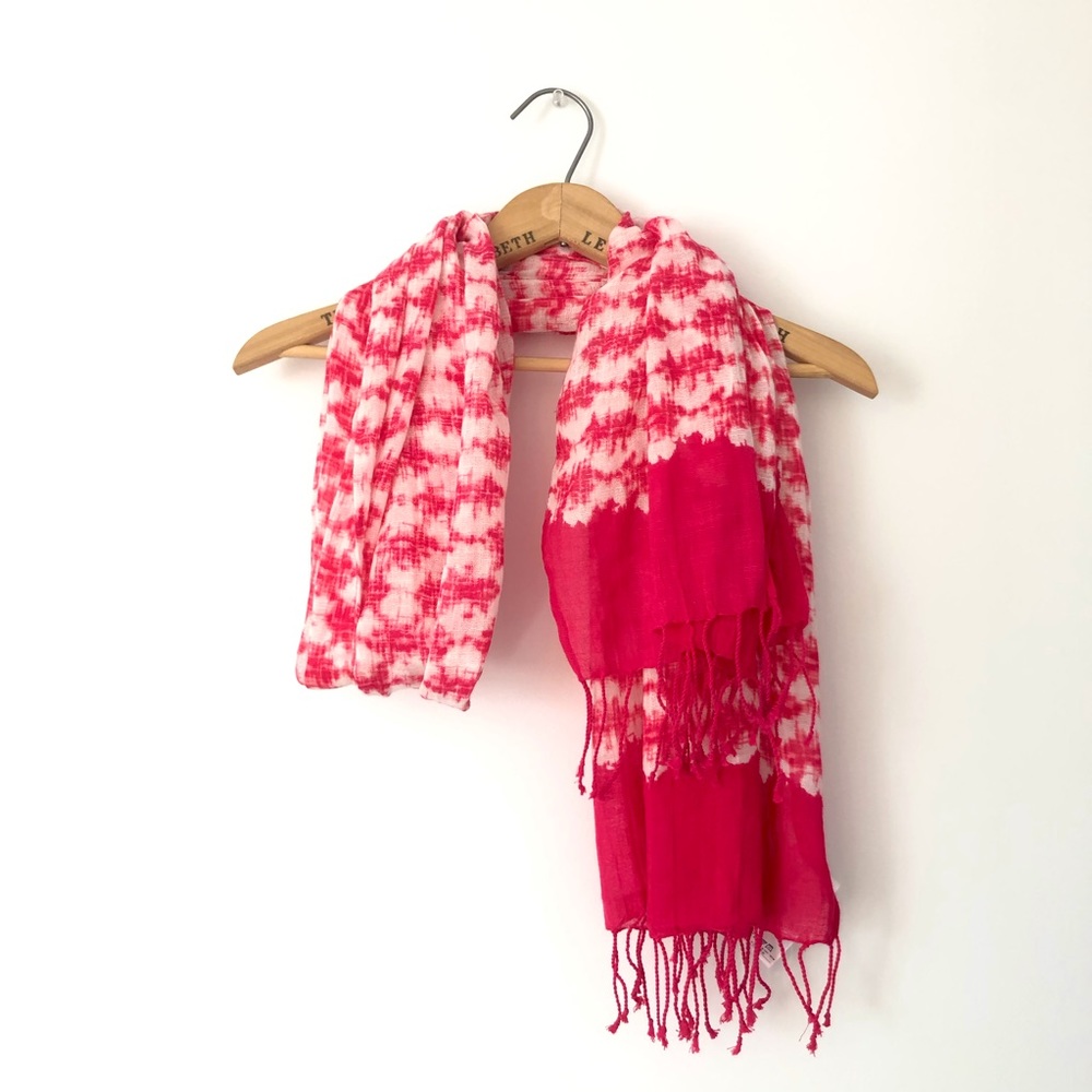 GAP New Pink Tie-dye Scarf